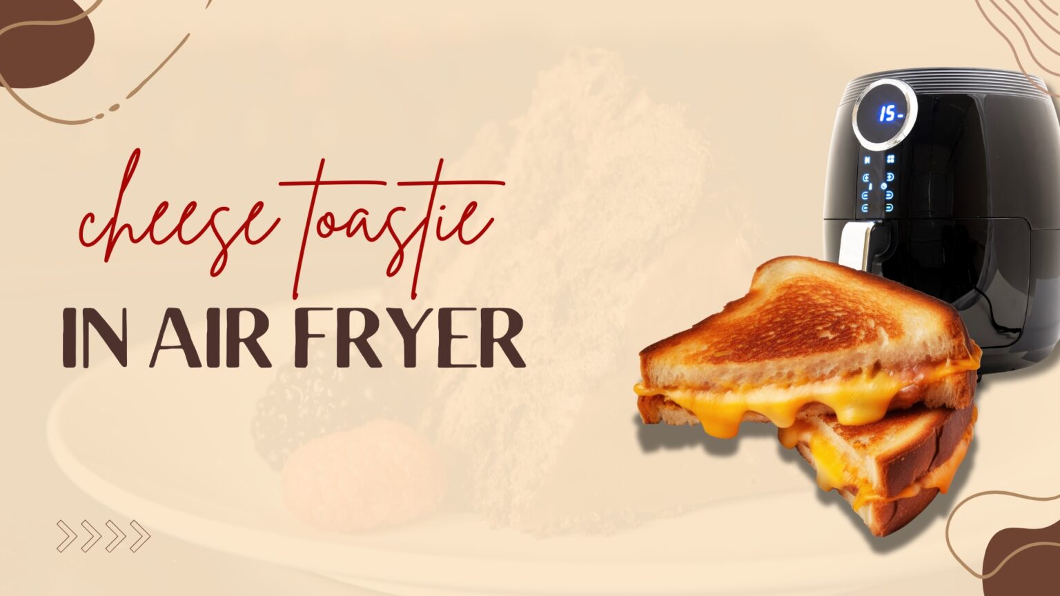 Air Fryer Ham and Cheese Toastie | Quick & Crispy Recipe
